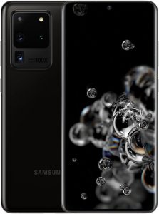 Мобильные телефоны Samsung Смартфон Samsung Galaxy S20 Ultra 12/128GB Чёрный (SM-G988BZKDSER)