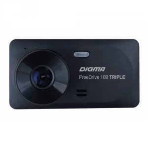 Автомобильный видеорегистратор Digma FreeDrive 109 TRIPLE чёрный (FD109T)