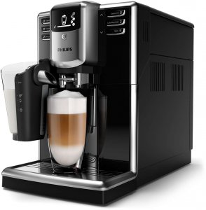 Кофемашина Philips EP5040/10 LatteGo Premium Series 5000 чёрный/серебристый