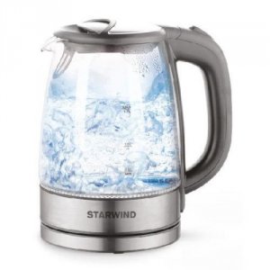 Чайники электрические Starwind SKG2315 серый/серебристый