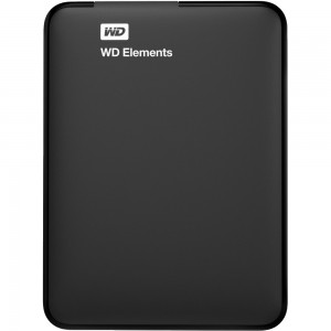 Внешний жесткий диск 2.5" Western Digital Elements Portable 1TB (WDBUZG0010BBK-EESN)