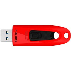 Накопитель SanDisk USB3 Flash 64GB Ultra, красный (SDCZ48-064G-U46R)