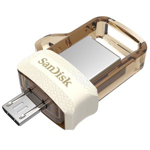 Флеш-диск OTG SanDisk 32GB Ultra Android DD m3.0/USB 3.0 White-Gold