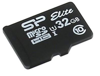 Карта памяти Silicon Power ELITE microSDHC 32GB UHS Class 1 Class 10 (SP032GBSTHBU1V10)