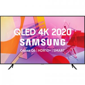 Телевизоры Samsung QE50Q60TAUX чёрный (QE50Q60TAUXRU)