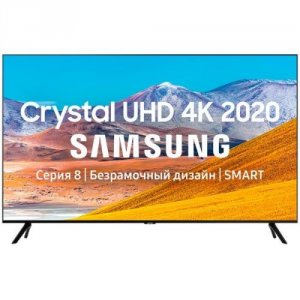 Телевизоры Samsung UE82TU8000U (2020) чёрный (UE82TU8000UXRU)