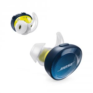 Спортивные наушники Bluetooth Bose SoundSport Free Wireless Navy/Citron (774373-0020)