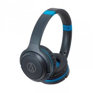 Наушники накладные Bluetooth Audio-Technica ATH-S200BT Gray/Blue (15120052)