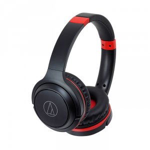 Наушники накладные Bluetooth Audio-Technica ATH-S200BT Black/Red (15120051)
