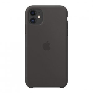Чехлы для смартфонов Apple Чехол-крышка Apple MWVU2ZM для iPhone 11, силикон, черный (MWVU2ZM/A)