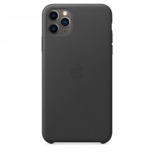 Чехлы для смартфонов Apple Чехол-крышка Apple для iPhone 11 Pro Max, кожа, черный (MX0E2ZM/A)