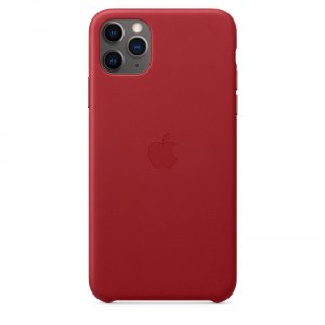 Чехлы для смартфонов Apple Чехол-крышка Apple для iPhone 11 Pro Max, кожа, красный (MX0F2ZM/A)