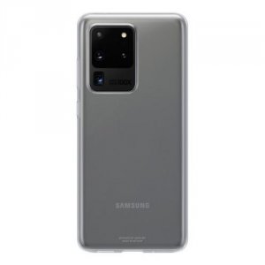 Чехлы для смартфонов Samsung Чехол-крышка Samsung EF-QG988TTEGRU для Galaxy S20 Ultra, полиуретан, прозрачный