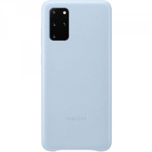Чехлы для смартфонов Samsung Чехол-крышка Samsung EF-VG985LLEGRU для Galaxy S20+, кожа, голубой