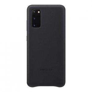 Чехлы для смартфонов Samsung Чехол-крышка Samsung EF-VG980LBEGRU для Galaxy S20, кожа, черный