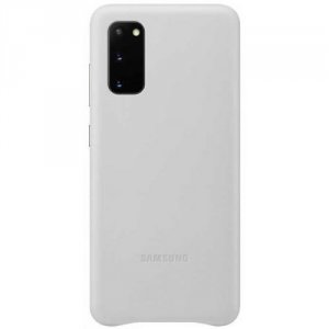 Чехлы для смартфонов Samsung Чехол-крышка Samsung EF-VG980LSEGRU для Galaxy S20, кожа, серебристый