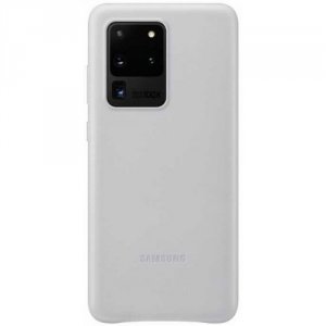 Чехлы для смартфонов Samsung Чехол-крышка Samsung EF-VG988LSEGRU для Galaxy S20 Ultra, кожа, серый