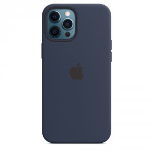 Клип-кейс Apple Чехол-крышка Apple MHLD3ZE/A MagSafe для iPhone 12 Pro Max, силикон, синий