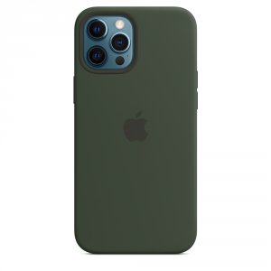Чехол для телефона Apple Чехол-крышка Apple MHLC3ZE/A MagSafe для iPhone 12 Pro Max, силикон, зеленый