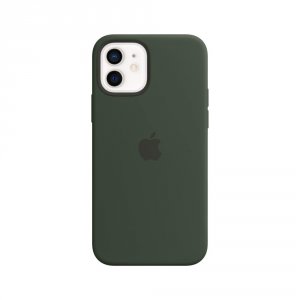 Клип-кейс Apple Чехол-крышка Apple MHL33ZE/A MagSafe для iPhone 12 / 12 Pro, силикон, зеленый