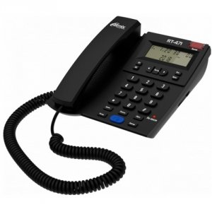 Проводные телефоны Ritmix RT-471 чёрный (15120074)