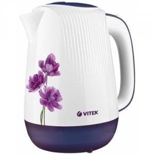 Чайники электрические VITEK VT-7061 белый/фиолетовый (7061-VT-01)