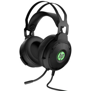 Компьютерная гарнитура HP Pavilion Gaming Headset 600 чёрный/зеленый (4BX33AA)