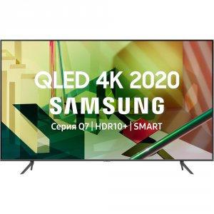 Телевизоры Samsung QE65Q70TAUX серый (QE65Q70TAUXRU)