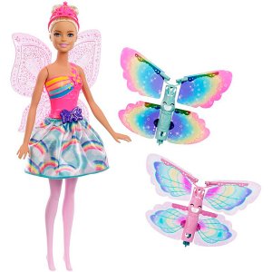 Кукла Mattel Mattel Barbie FRB08 Барби Фея с летающими крыльями (в ассортименте)
