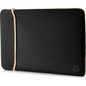 Сумки для ноутбуков HP Chroma Sleeve 15.6" (2UF60AA) черный/золотистый
