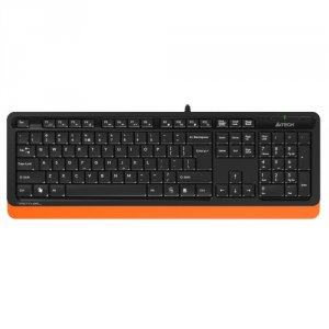 Клавиатура A4Tech Fstyler FK10 черный/оранжевый (FK10 ORANGE)