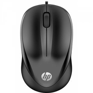 Мышь проводная HP 1000 черный (4QM14AA)