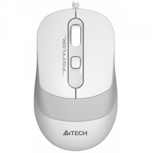 Мышь проводная A4Tech Fstyler FM10 белый/серый (FM10 WHITE)