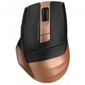 Мышь беспроводная A4Tech Fstyler FG35 золотистый/черный