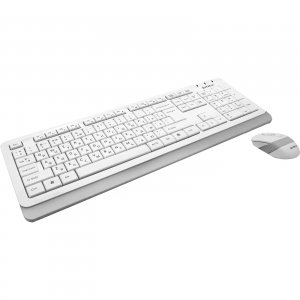 Комплекты (Клавиатура+Мышь) A4Tech Fstyler FG1010 белый/серый (FG1010 WHITE)