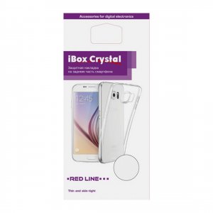 Чехлы для смартфонов RedLine Чехол-крышка RedLine для Apple iPhone 6/6S, силикон, прозрачный (УТ000007225)