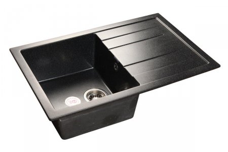 Мойка кухонная GranFest Quadro gf-q--780l черный (GF-Q780L-308)
