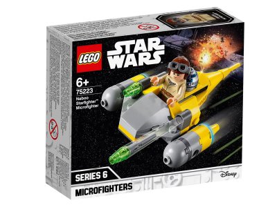 Конструктор Lego LEGO Star Wars 75223 Конструктор ЛЕГО Звездные войны Микрофайтеры: Истребитель с планеты Набу