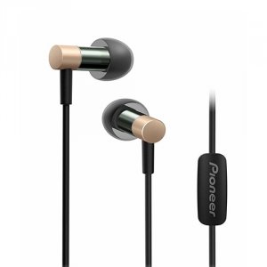 Проводные наушники Pioneer SE-CH3T черный/золотистый (SE-CH3T-G)