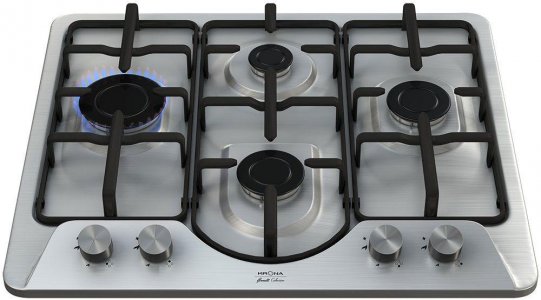 Встраиваемая газовая панель Kronasteel Partita 60 ix (00026313)