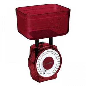 Кухонные весы Lumme LU-1301 Красный (LU-1301 КРАСНЫЙ ГРАНАТ)