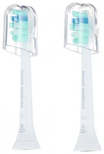 Аксессуары для зубных щеток Philips Sonicare HX9022/10 C2 Optimal Plague Defence, для бережного удаления налёта, 2 шт