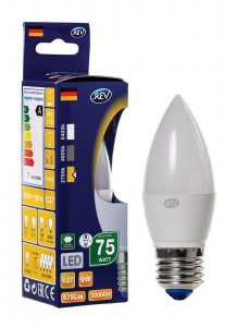 Лампа светодиодная Rev ritter Regular Свеча E27 9W 220V 2700K (32412 6)