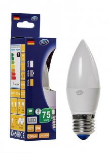 Лампа светодиодная Rev ritter Regular Свеча E27 9W 220V 4000K (32413 3)
