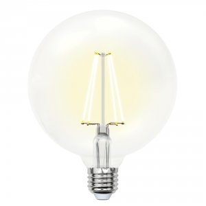 Лампа светодиодная Uniel Led-g125-10w/nw/e27/cl pls02wh (UL-00004859)