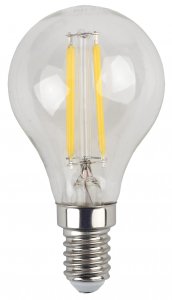 Лампа светодиодная ЭРА стандарт 5/45 Вт Е14 шар теплый свет (Б0019006)