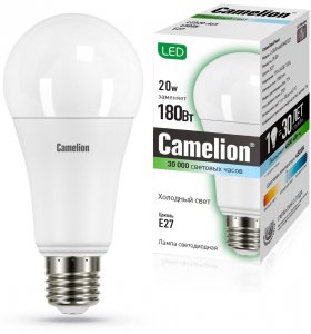 Светодиодная лампа Camelion Led20-a65/845/e27 (13165)