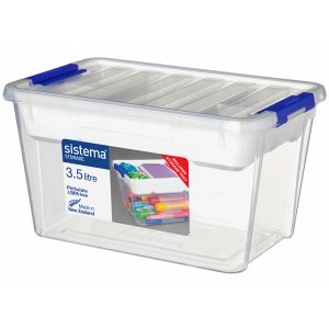 Универсальный контейнер с лотком Sistema With Storage Tray 3.5л White (70035)