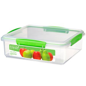 Контейнер для продуктов Sistema Rectangle Fresh, 3,5 л Lime Green (951851)