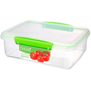 Контейнер для продуктов Sistema Rectangle Fresh, 2 л Lime Green (951700)